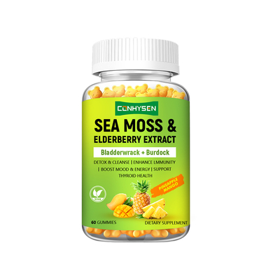 Zee-moes gummies onderhouden schildklier gezondheid OEM/ODM leverancier met Bladderwrack