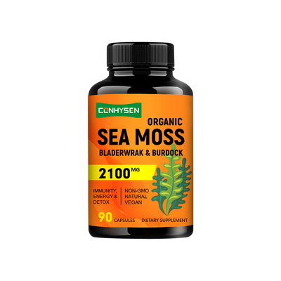 Organische Ierse Zeemos Capsules Custom Label Verbeteren Spijsvertering Leverancier