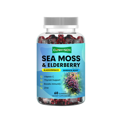 Fabriek Groothandel Zee-moos Gummies Custom Support Huid Haar Nagels Gezondheid