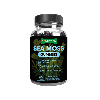 Burdock Sea Moss Gummies Factory Customization Stimuleer een gezonde schildklier