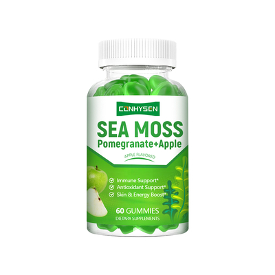 Granaatappel Appel Zeeschuim Gummies Ondersteunen Antioxidanten OEM/ODM Custom