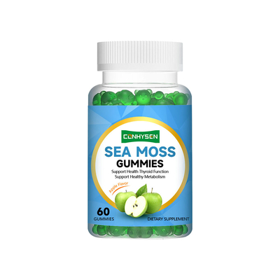 Groothandel Custom Sea Moss Gummies Appelsmaak Ondersteuning van een gezond metabolisme