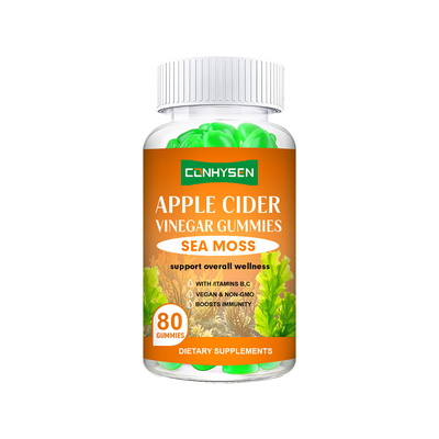 Appelciderazijn Zeemos Gummies Boost Antioxidant Eigenschappen Custom Branded