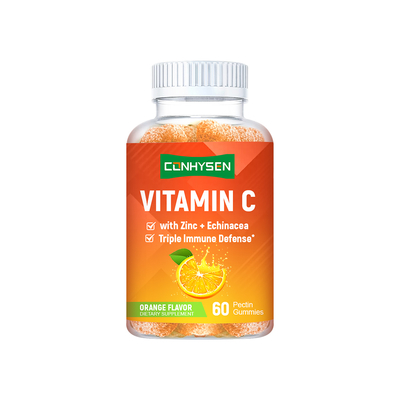 Vitamine C Pectine Gummies met zink OEM/ODM Custom Verbeteren energie niveaus
