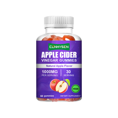 Fabriek Appel Smaak Appelciderazijn Gummies Bevorderen Detox Op Maat Gemaakt