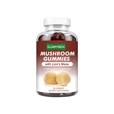 Fabriek Groothandel Paddenstoel Gummies met Lion's Mane Immuun Ondersteuning
