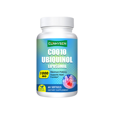 COQ10 Ubiquinol Softgels Custom Label Verbeter Energie en Vitaliteit Fabriek