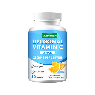 Liposomale Vitamine C Complex Softgels Ondersteunen de Gezondheid van de Huid Fabrikant Op Maat