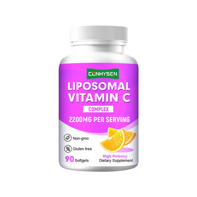 Leverancier Fabriek Ontstekingsondersteuning Liposomale Vitamine C 2200 mg Softgels