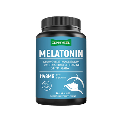 Natuurlijke melatonine capsules leverancier ondersteunen hersenfunctie Custom Branded