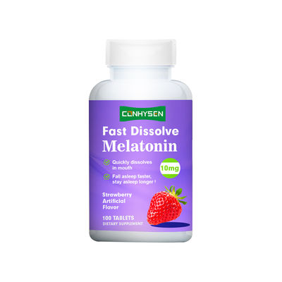 Leverancier Fabriek 10mg Melatonine Tabletten Bevorderen Ontspannen en Langer Slapen
