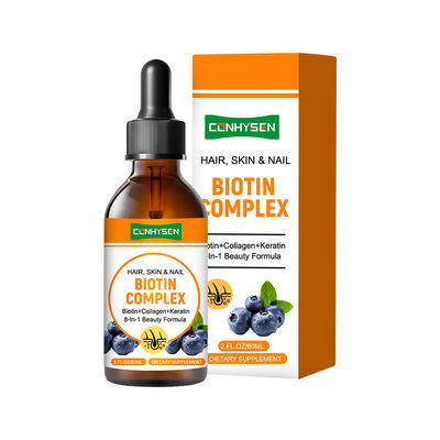 Biotine Collageen Keratin8-In-1 Schoonheidsformule Haar Huid Nagel Gezondheid Groothandel Op maat