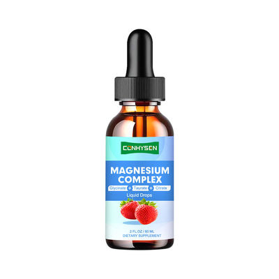 Triple Magnesium Complex Vloeibare Druppels Glycinaat Slaap Spier Nerven Ondersteuning Groothandel Custom