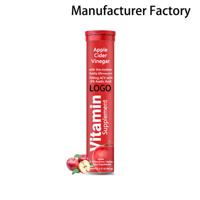 Fabrieksmatige groothandel appelciderazijn bruistabletten gewichtsbeheersing