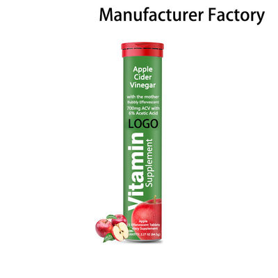 Fabriek Groothandel Appelciderazijn Bruistablet Natuurlijke Afslanking Vitamine